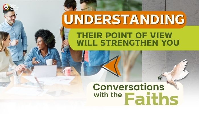 (Knock, knock) What do you say when another faith comes to your door?